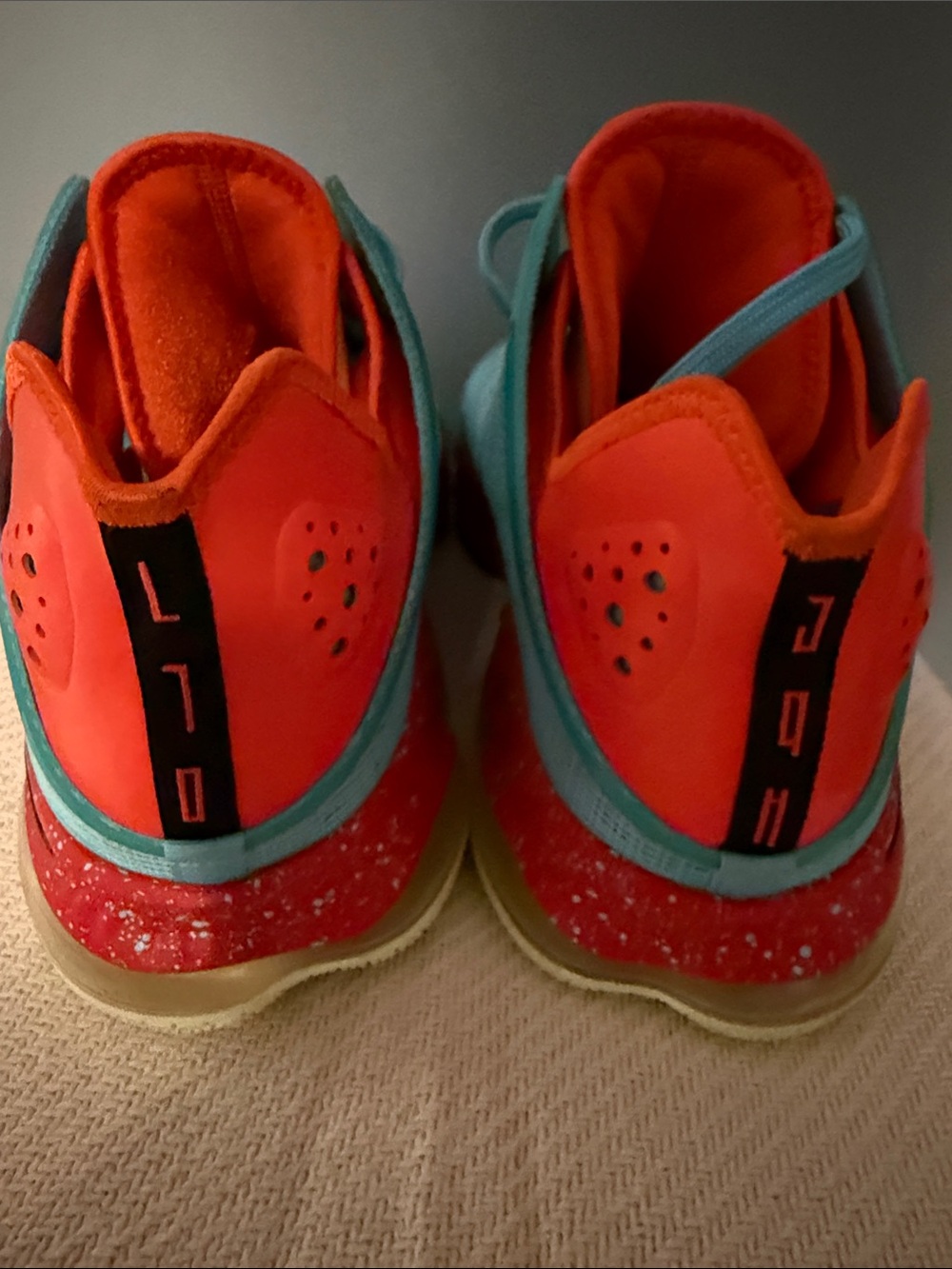 Nike LeBron 19 Low Blue Chill-D09828-400 New without Box Sz 18 - Picture 2 of 7